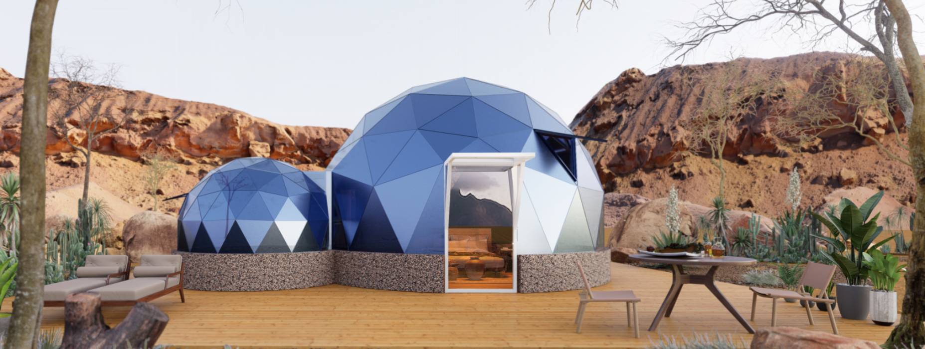 西盟球形智能光伏玻璃星空房